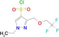 1-ethyl-3-[(2,2,2-trifluoroethoxy)methyl]-1H-pyrazole-4-sulfonyl chloride