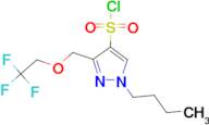 1-butyl-3-[(2,2,2-trifluoroethoxy)methyl]-1H-pyrazole-4-sulfonyl chloride