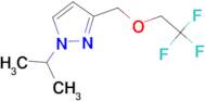 1-isopropyl-3-[(2,2,2-trifluoroethoxy)methyl]-1H-pyrazole