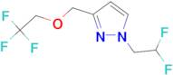 1-(2,2-difluoroethyl)-3-[(2,2,2-trifluoroethoxy)methyl]-1H-pyrazole