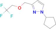 1-cyclopentyl-3-[(2,2,2-trifluoroethoxy)methyl]-1H-pyrazole