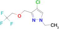 4-chloro-1-ethyl-3-[(2,2,2-trifluoroethoxy)methyl]-1H-pyrazole