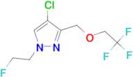 4-chloro-1-(2-fluoroethyl)-3-[(2,2,2-trifluoroethoxy)methyl]-1H-pyrazole