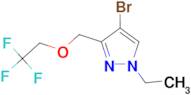 4-bromo-1-ethyl-3-[(2,2,2-trifluoroethoxy)methyl]-1H-pyrazole