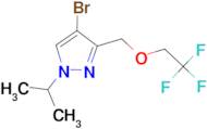 4-bromo-1-isopropyl-3-[(2,2,2-trifluoroethoxy)methyl]-1H-pyrazole