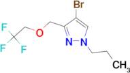 4-bromo-1-propyl-3-[(2,2,2-trifluoroethoxy)methyl]-1H-pyrazole