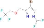 4-Bromo-1-(difluoromethyl)-3-[(2,2,2-trifluoroethoxy)methyl]-1H-pyrazole