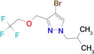 4-bromo-1-isobutyl-3-[(2,2,2-trifluoroethoxy)methyl]-1H-pyrazole