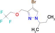 4-bromo-1-sec-butyl-3-[(2,2,2-trifluoroethoxy)methyl]-1H-pyrazole