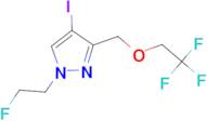 1-(2-fluoroethyl)-4-iodo-3-[(2,2,2-trifluoroethoxy)methyl]-1H-pyrazole