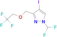 1-(Difluoromethyl)-4-iodo-3-[(2,2,2-trifluoroethoxy)methyl]-1H-pyrazole