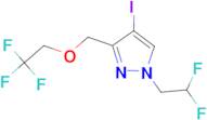 1-(2,2-difluoroethyl)-4-iodo-3-[(2,2,2-trifluoroethoxy)methyl]-1H-pyrazole