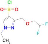 3-[(2,2-difluoroethoxy)methyl]-1-ethyl-1H-pyrazole-4-sulfonyl chloride