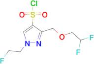 3-[(2,2-difluoroethoxy)methyl]-1-(2-fluoroethyl)-1H-pyrazole-4-sulfonyl chloride