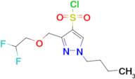 1-butyl-3-[(2,2-difluoroethoxy)methyl]-1H-pyrazole-4-sulfonyl chloride