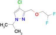 4-chloro-3-[(2,2-difluoroethoxy)methyl]-1-isopropyl-1H-pyrazole