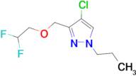 4-chloro-3-[(2,2-difluoroethoxy)methyl]-1-propyl-1H-pyrazole