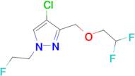 4-chloro-3-[(2,2-difluoroethoxy)methyl]-1-(2-fluoroethyl)-1H-pyrazole