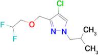 4-chloro-3-[(2,2-difluoroethoxy)methyl]-1-isobutyl-1H-pyrazole