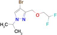 4-bromo-3-[(2,2-difluoroethoxy)methyl]-1-isopropyl-1H-pyrazole