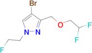 4-bromo-3-[(2,2-difluoroethoxy)methyl]-1-(2-fluoroethyl)-1H-pyrazole