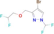 4-Bromo-3-[(2,2-difluoroethoxy)methyl]-1-(difluoromethyl)-1H-pyrazole