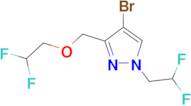 4-bromo-3-[(2,2-difluoroethoxy)methyl]-1-(2,2-difluoroethyl)-1H-pyrazole