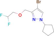 4-bromo-1-cyclopentyl-3-[(2,2-difluoroethoxy)methyl]-1H-pyrazole