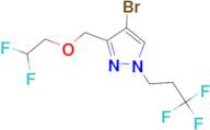 4-bromo-3-[(2,2-difluoroethoxy)methyl]-1-(3,3,3-trifluoropropyl)-1H-pyrazole