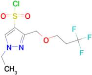 1-ethyl-3-[(3,3,3-trifluoropropoxy)methyl]-1H-pyrazole-4-sulfonyl chloride