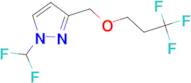 1-(Difluoromethyl)-3-[(3,3,3-trifluoropropoxy)methyl]-1H-pyrazole