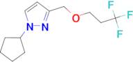 1-cyclopentyl-3-[(3,3,3-trifluoropropoxy)methyl]-1H-pyrazole