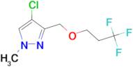 4-chloro-1-methyl-3-[(3,3,3-trifluoropropoxy)methyl]-1H-pyrazole