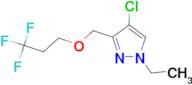 4-chloro-1-ethyl-3-[(3,3,3-trifluoropropoxy)methyl]-1H-pyrazole