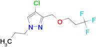 4-chloro-1-propyl-3-[(3,3,3-trifluoropropoxy)methyl]-1H-pyrazole