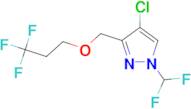 4-Chloro-1-(difluoromethyl)-3-[(3,3,3-trifluoropropoxy)methyl]-1H-pyrazole