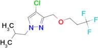 4-chloro-1-isobutyl-3-[(3,3,3-trifluoropropoxy)methyl]-1H-pyrazole