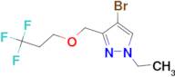 4-bromo-1-ethyl-3-[(3,3,3-trifluoropropoxy)methyl]-1H-pyrazole