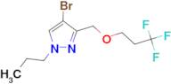 4-bromo-1-propyl-3-[(3,3,3-trifluoropropoxy)methyl]-1H-pyrazole