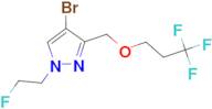 4-bromo-1-(2-fluoroethyl)-3-[(3,3,3-trifluoropropoxy)methyl]-1H-pyrazole