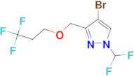 4-Bromo-1-(difluoromethyl)-3-[(3,3,3-trifluoropropoxy)methyl]-1H-pyrazole