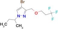 4-bromo-1-sec-butyl-3-[(3,3,3-trifluoropropoxy)methyl]-1H-pyrazole