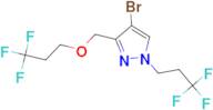 4-bromo-3-[(3,3,3-trifluoropropoxy)methyl]-1-(3,3,3-trifluoropropyl)-1H-pyrazole