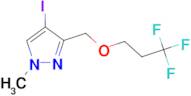 4-iodo-1-methyl-3-[(3,3,3-trifluoropropoxy)methyl]-1H-pyrazole