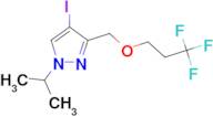 4-iodo-1-isopropyl-3-[(3,3,3-trifluoropropoxy)methyl]-1H-pyrazole