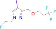 1-(2-fluoroethyl)-4-iodo-3-[(3,3,3-trifluoropropoxy)methyl]-1H-pyrazole