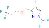 1-(Difluoromethyl)-4-iodo-3-[(3,3,3-trifluoropropoxy)methyl]-1H-pyrazole