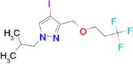 4-iodo-1-isobutyl-3-[(3,3,3-trifluoropropoxy)methyl]-1H-pyrazole