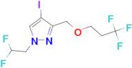 1-(2,2-difluoroethyl)-4-iodo-3-[(3,3,3-trifluoropropoxy)methyl]-1H-pyrazole