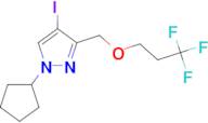 1-cyclopentyl-4-iodo-3-[(3,3,3-trifluoropropoxy)methyl]-1H-pyrazole